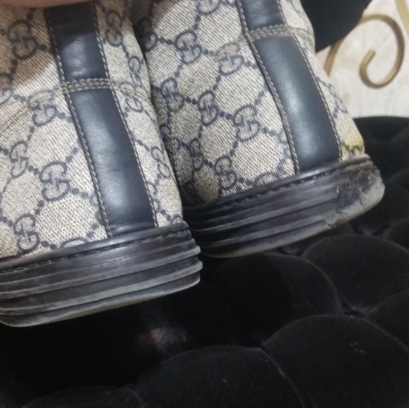 Gucci mens monogram high top - Picture 7 of 13